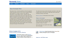 Desktop Screenshot of normandyvision.org